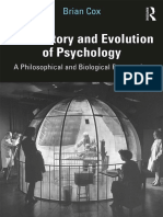 The History and Evolution of Psychology A Philosophical and Biological Perspective (Brian D. Cox)