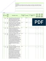 Section 6. Bill of Quantities