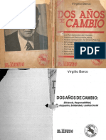 Dos Años de Cambio - Virgilio Barco - (1988)