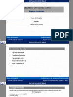 Espaços Vectoriais