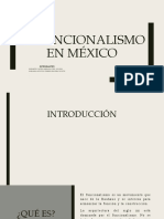 El Funcionalismo en México