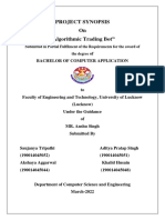 Project Synopsis On "Algorithmic Trading Bot"