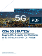 Cisa 5G Strategy: Ensuring The Security and Resilience of 5G Infrastructure in Our Nation