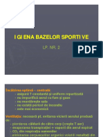 Igiena Bazelor Sportive
