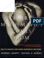 Book Where Mathematics Come George Lakoff Rafael Nunez