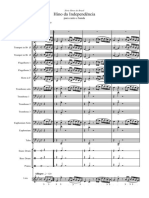HINO DA INDEPENDENCIA com percusão (2) - Full Score