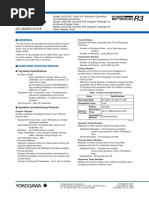 General Specifications: GS 33Q02C10-31E