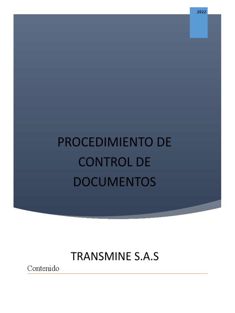 Control de Documentos SG-SST en Transmine | PDF | Software