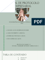 Trabajo Colaborativo - 80007 - 11 - Manual de Protocolo Empresarial