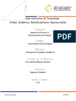 Reporte de Práctica #3 - Laboratorio de Química Análitica