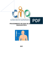 Procedimiento Paso de Sonda Nasogastrica