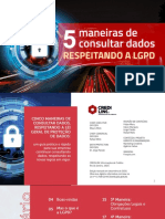 LGPD - 5 maneiras de consultar dados respeitando a LGPD - ebook
