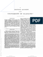 A Statistical Account of The University of Glasgow