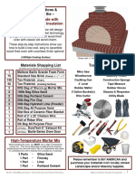 Mattone Barile Grande With Ceramic Fiber Blanket Insulation: Installation Instructions & Materials List For The