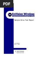 Sample Drive Test Report