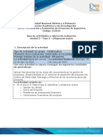 Guía de Actividades y Rúbrica de Evaluación - Unidad 3 - Fase 5 - Diligenciar Matriz