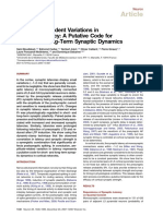 Article: Release-Dependent Variations in Synaptic Latency: A Putative Code For Short-And Long-Term Synaptic Dynamics