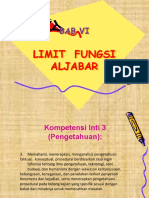 Limit Fungsi Aljabar