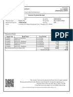 Pramadom Grama Panchayat Property Tax Receipt