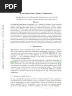 Transformer-Based Image Compression