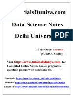 Data Science Handwritten Notes