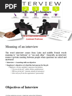 Presentation Interview-Soft Skills