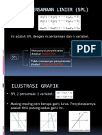 SPL Sistem Persamaan Linier