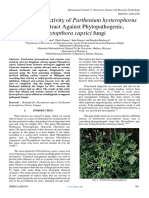 Biofungicide Activity of Parthenium Hysterophorus Leaves Extract Against Phytopathogenic, Phytopthora Capsici Fungi