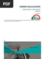 Design Calculation: Dhaka Mtr-5 Line North