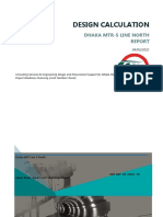 Design Calculation: Dhaka Mtr-5 Line North