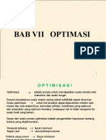 Bab. VII Optimasi