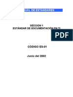 Estándar de Documentación en TI-ES-01-01-02