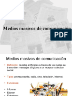 Medios masivos de comunicación