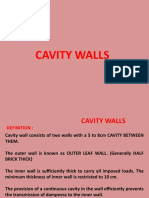 Cavity Walls