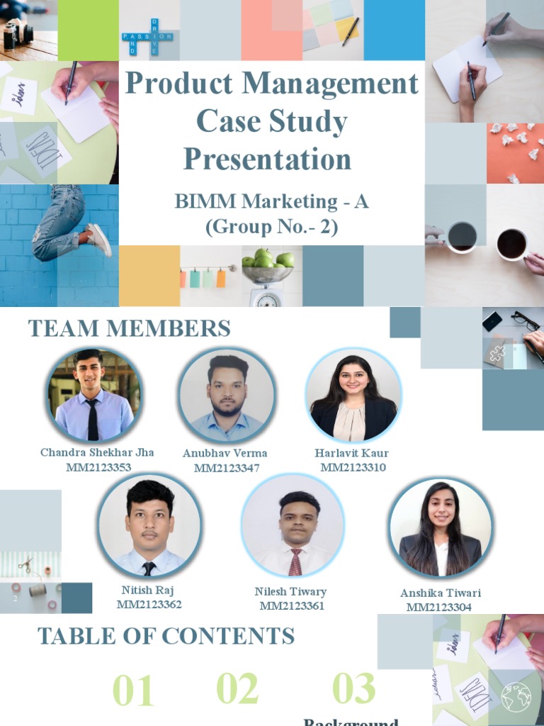 Product Management Case Study Presentation PDF Business Economies