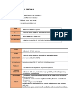 Foro 5. Examen Parcial I - Grupal