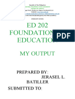 Foundation of Education Output