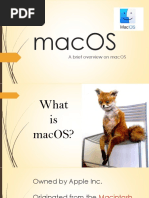 Macos: A Brief Overview On Macos