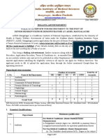 Rolling Advertisement For Recruitment of Senior Resident, Senior Demonstrators at AIIMS Mangalagiri - February, 2022