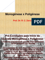Monogênese X Poligênese