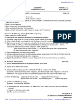 11th Chemistry - 1st Revision Test Question Paper 2021-22 - English Medium PDF Download