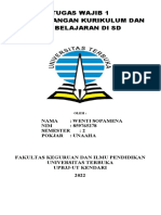 (Wenti Sopamena) Tugas Wajib 1 Pengembangan Kurikulum Dan Pembelajaran Di SD