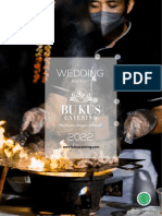 Wedding Booklet Menu and Catering Packages
