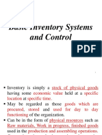 Chapter 5 Inventory Control