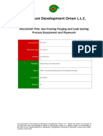 Gas Freeing, Purging & Leak Testing of Process Equipment