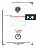 VTU Project Report on Solar Powered EV Charging Circuit ARKA