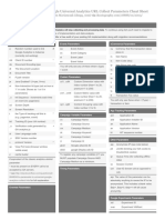 Google Universal Analytics URL Collect Parameters Cheat Sheet