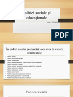 Politici Sociale Sectoriale