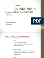 Bahasa Indonesia 2018
