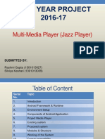 Multi-Media Player (Jazz Player) : Submitted by